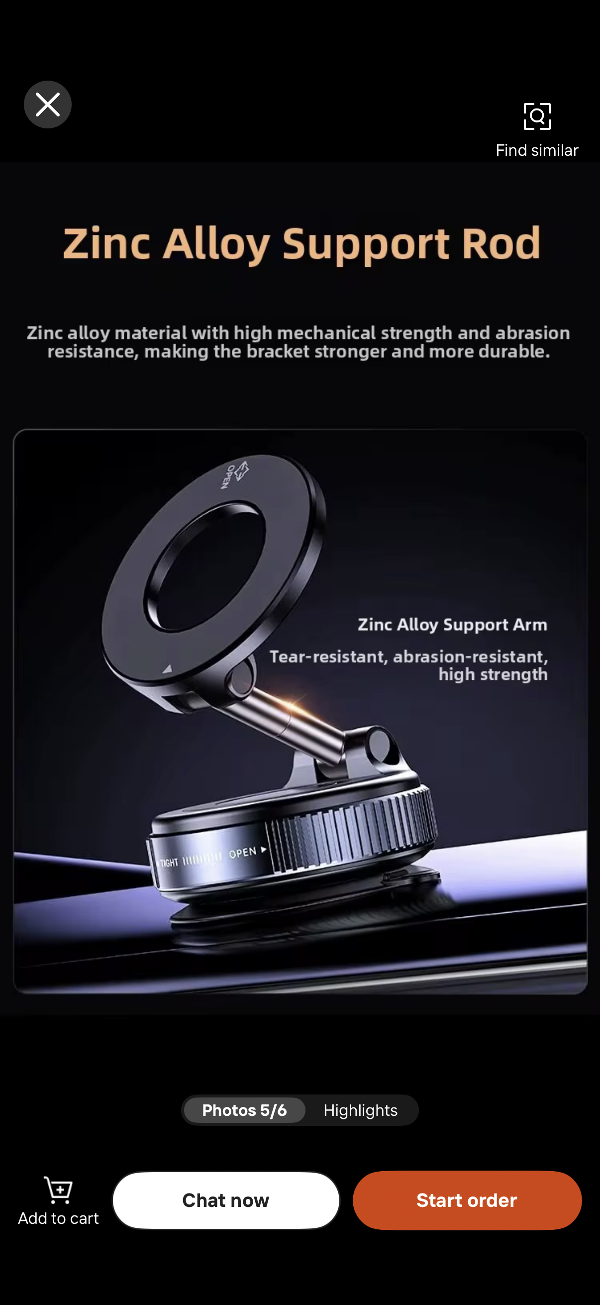 Magnetic Vacuum
Phone Holder