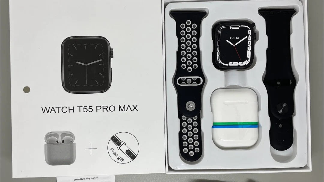 t55 smart watch camera