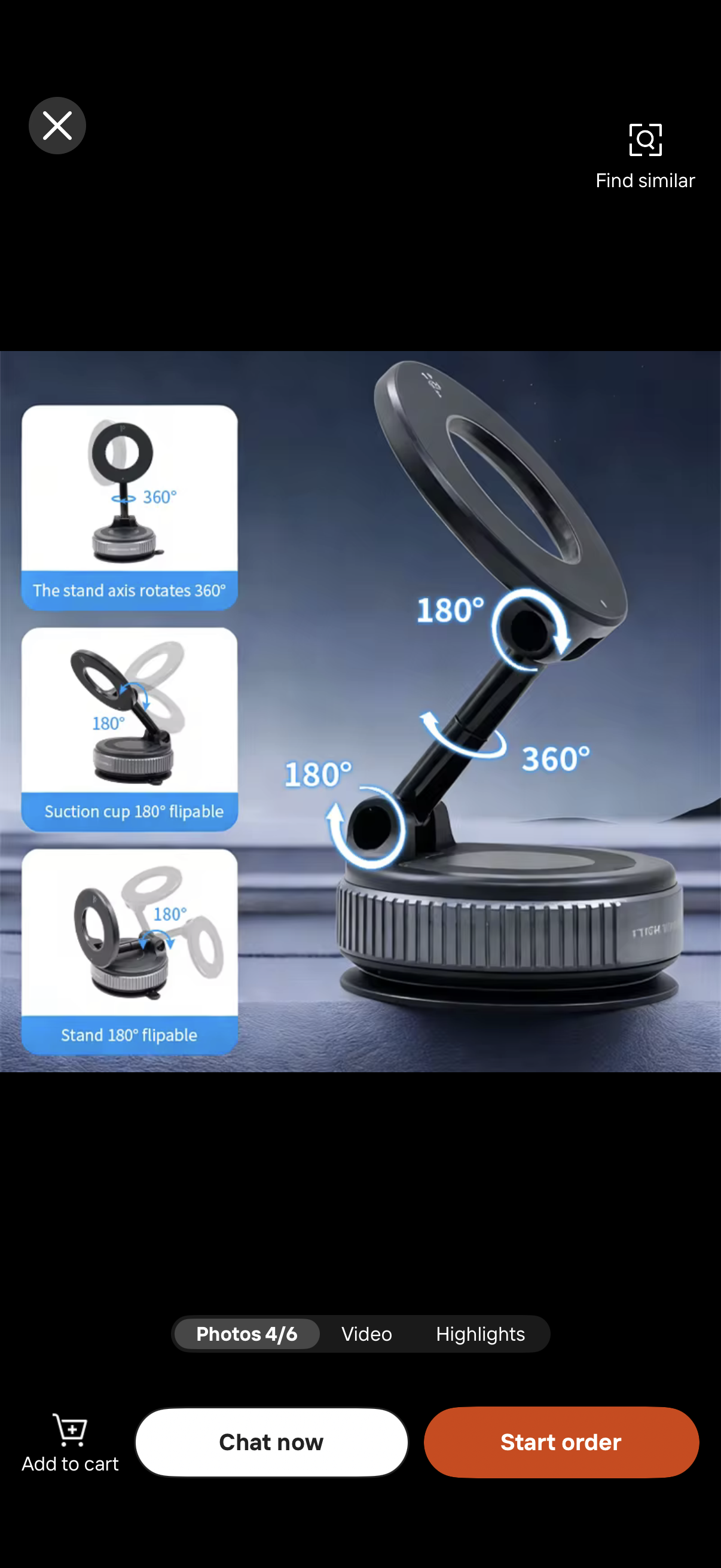 Magnetic Vacuum
Phone Holder