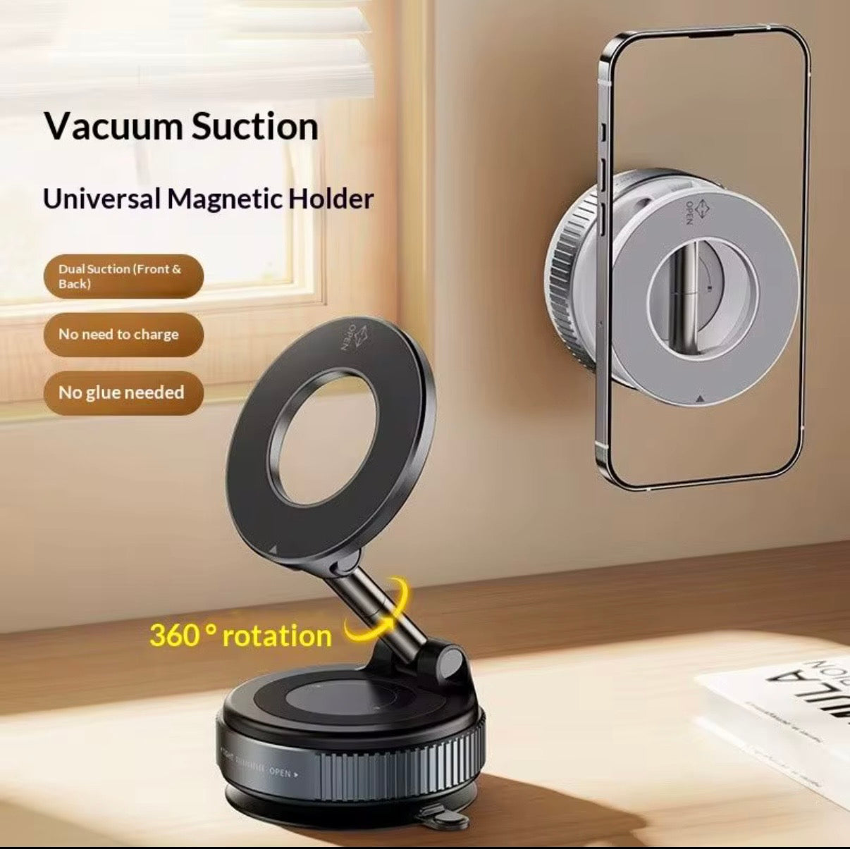 Magnetic Vacuum
Phone Holder