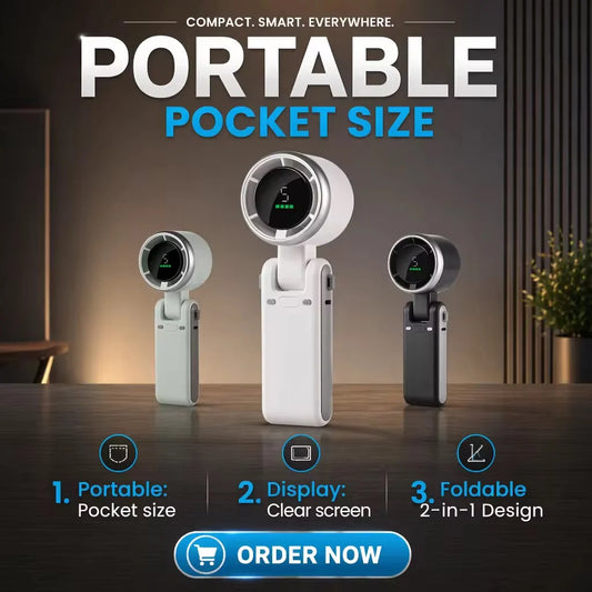 AIRNOVA TURBO RECHARGEABLE MINI FAN