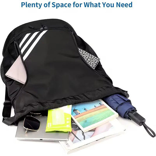 2025 DRAWSTRING BACKPACK WATERPROOF TRAVEL, GYM , SPORTS BAG