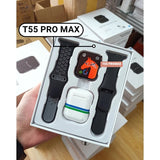 T55 PRO MAX WITH EARBUD & EXTRA STRAP - SERIES 8 FOR ANDROID & IPHONE