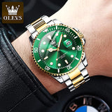 OLEVS WATCHES FOR MEN WRISTWATCH ANALOG DRESS TWO TONE