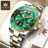 OLEVS WATCHES FOR MEN WRISTWATCH ANALOG DRESS TWO TONE